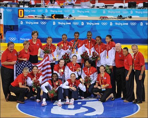 JO-2008 - Quadruplé pour les Américaines et Lisa Leslie