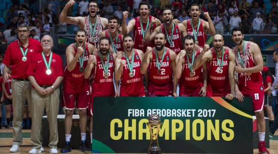 AFROBASKET HOMMES 2017 : La Tunisie remporte le FIBA AfroBasket 2017