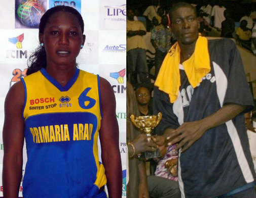 2010: Mouhamed Diop (UGB) Roi et Ndeye Séne (SLBC) Reine de la saison