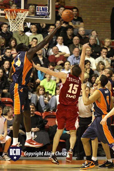 FRANCE PROA J25 et PROB J29: Résultats et Statistiques - Saer Séne 22 points,12 rebonds ,3 passes et 1 contre.