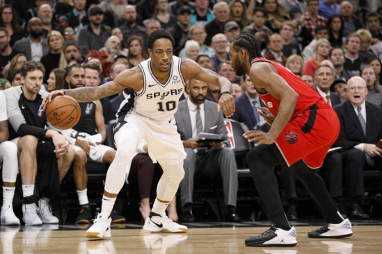 Spurs -Raptors : Des retrouvailles tout à l'avantage de DeMar DeRozan