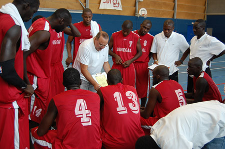 AFROBASKET PREPARATION : 2 éme Match: Sénégal bat Villanova 79-65