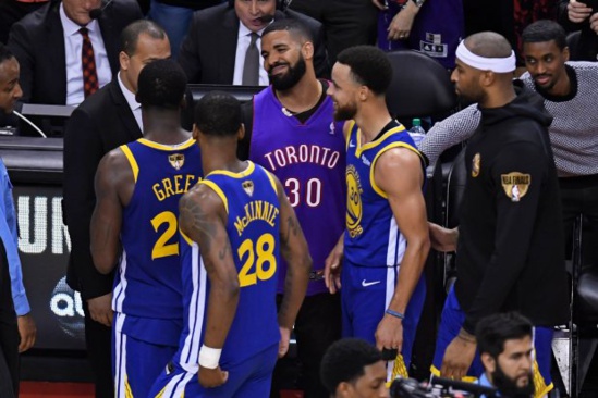 NBA FINALS 2019:Quand le rappeur Drake chambre les joueurs de Golden State après la victoire de Toronto