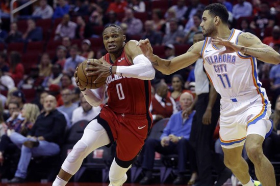 NBA- RESULTATS DE LA NUIT:Russel Westbrook sans pitié pour son ancienne équipe, Golden State se réveille..