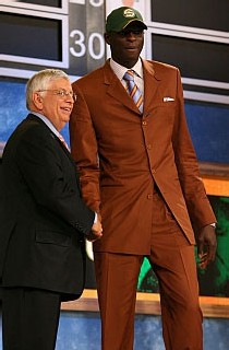 Saer Sene et David Stern NBA Commissionner Saer Sene et David Stern NBA Commissionner