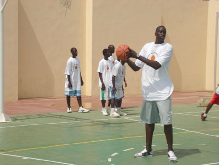 Desagana Diop en pleine démonstration Desagana Diop en pleine démonstration