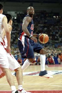 Dwayne Wade face à la Chine - (Photo USA Basket)