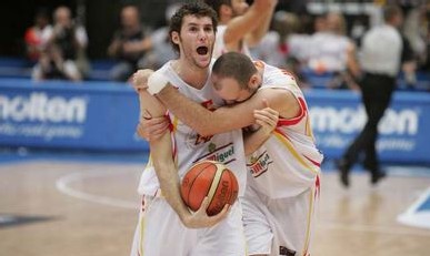 Les Espagnols ont croqué les Grecs en finale dimanche  (Panoramic) Les Espagnols ont croqué les Grecs en finale dimanche  (Panoramic)