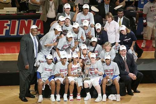 Detroit Shock Campion WNBA 2006 (photo - NBA)