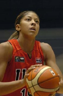 Candace Parker  -USA- (20 ans) 14 pts contre la Lithuanie