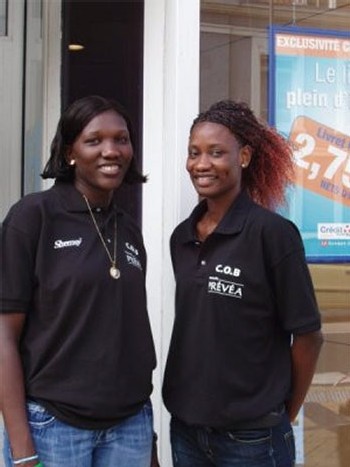 Ndeye Ndiaye et Mariame Dia - (Photo COB Calais)