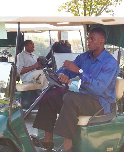 Pape SOW lors du Toronto Raptors Charity Golf Classic le 26 Septembre passé- Photo NBA