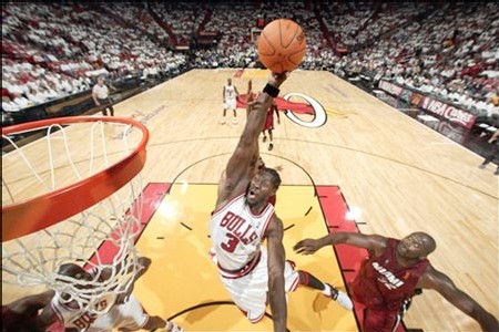 Ben Wallace en Action - photo NBA