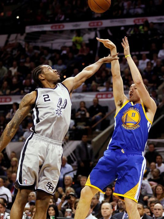 Klay Thompson(Warriors 34 pts )  8/9 à 3 pts, 14 rbds - Photo USA TODAY