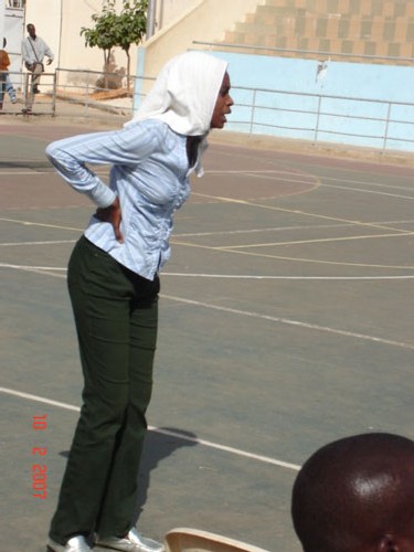 NANCY CISSE COACH SIBAC - photo SENEBASKET