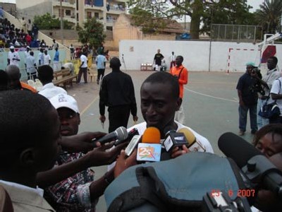 Amadou Fall, entraîneur de la Douane Amadou Fall, entraîneur de la Douane