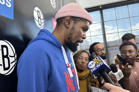 NBA-Brooklyn Nets :Au moins deux autres semaines sans Kevin Durant à Brooklyn
