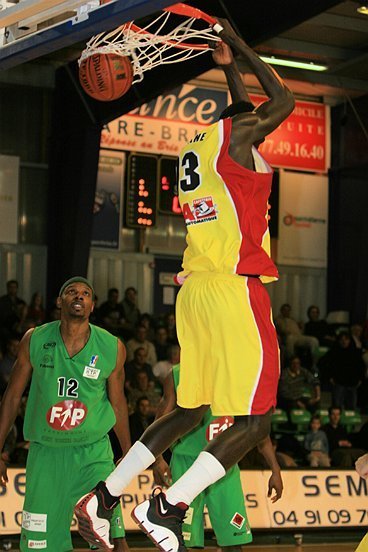 Malick Badiane 18 pts et 23 rebonds - PHOTO THIERRY DEGAND Malick Badiane 18 pts et 23 rebonds - PHOTO THIERRY DEGAND