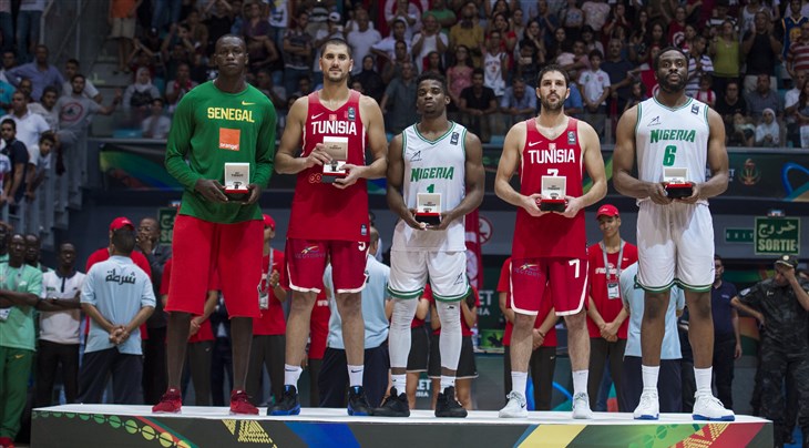 AFROBASKET HOMMES 2017 :Dieng et Diogu dans le "5 majeur" du FIBA AfroBasket 2017