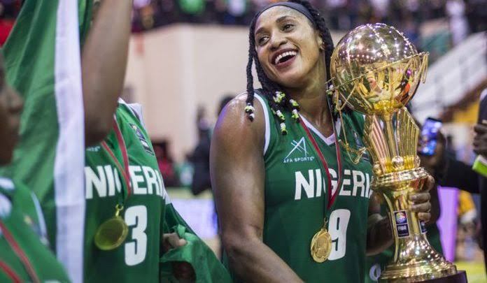 DERNIER AFROBASKET FÉMININ AVEC LE NIGÉRIA  pour AISHA MOHAMMED BALARABE