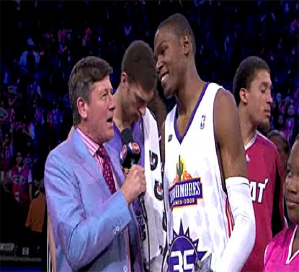 (VIDEO-VIDEO)NBA ALL STAR GAME : Les Sophomores battent les rookies 122-116, Durant MVP avec 46 pts