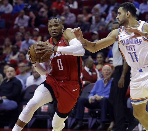 NBA- RESULTATS DE LA NUIT:Russel Westbrook sans pitié pour son ancienne équipe, Golden State se réveille..