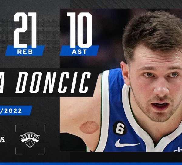 NBA:Un triple double historique avec 60 points de Luka Doncic