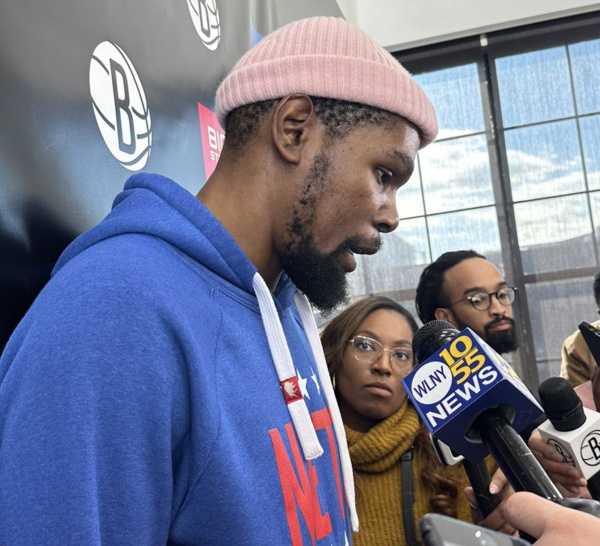 NBA-Brooklyn Nets :Au moins deux autres semaines sans Kevin Durant à Brooklyn